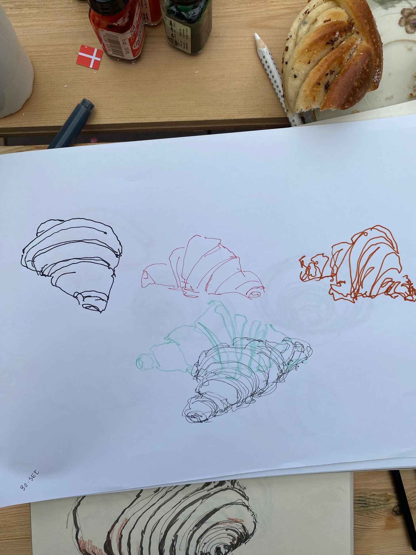 Croissant Croquis